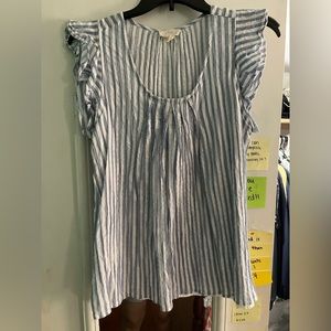 women’s searsucker blouse